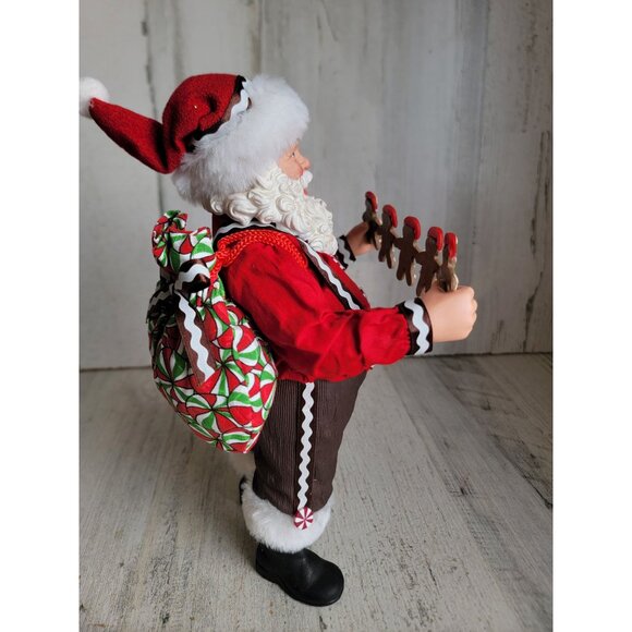 Clothtique possible dreams Santa Claus garland gingerbread man‎ Xmas figure - Picture 3 of 7